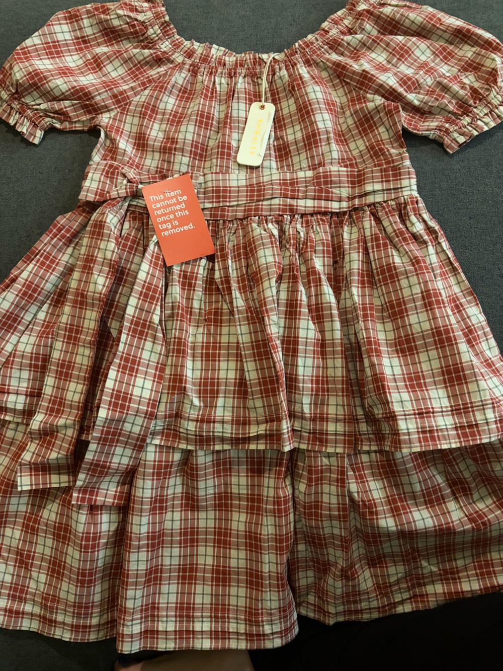 Noralee Annette Dress in Holiday Tartan NWT
